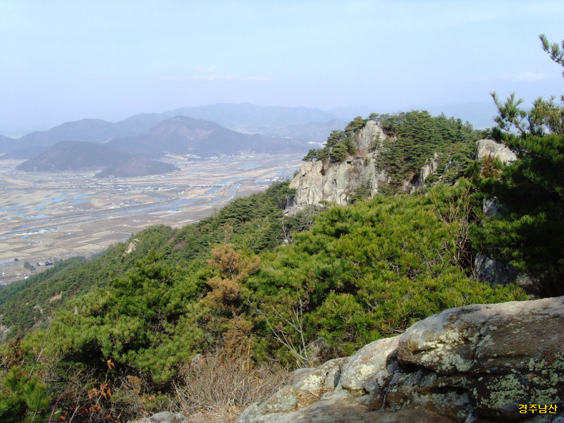 남산 정상 에서 이미지