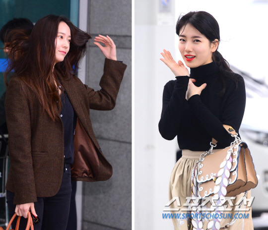 오늘자 같은곳 출국하는 수지 크리스탈.jpg | 인스티즈