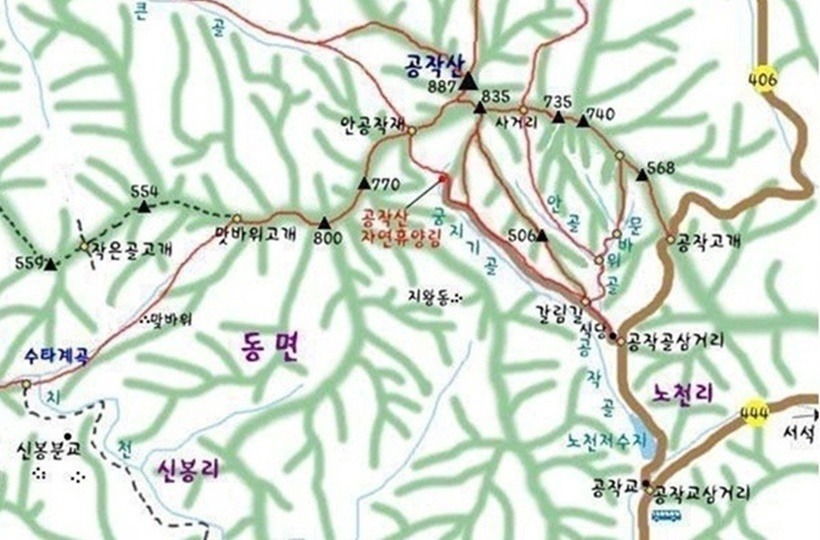 암릉 및 노송 이미지
