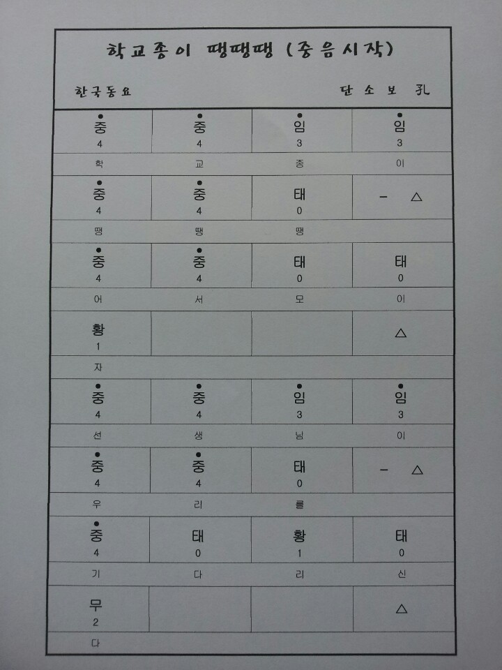 학교종이땡땡땡 이미지