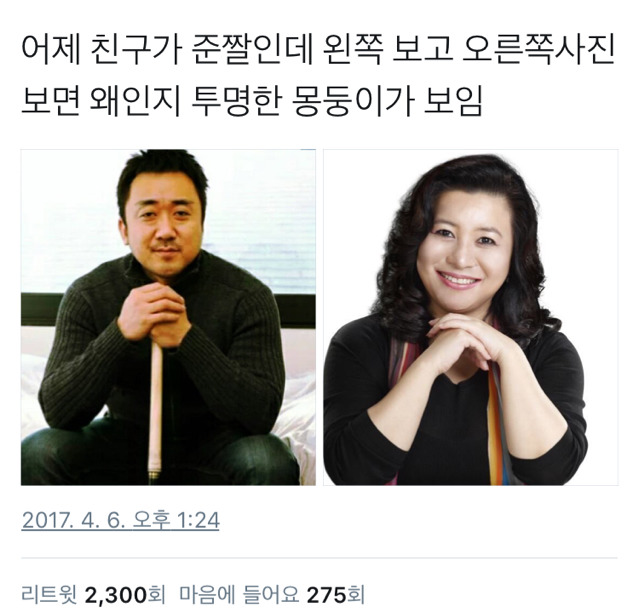 투명한 몽둥이가 보이게 되는 착시 사진 | 인스티즈