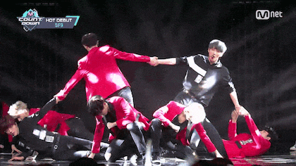 흔한 남자아이돌 안무.gif | 인스티즈