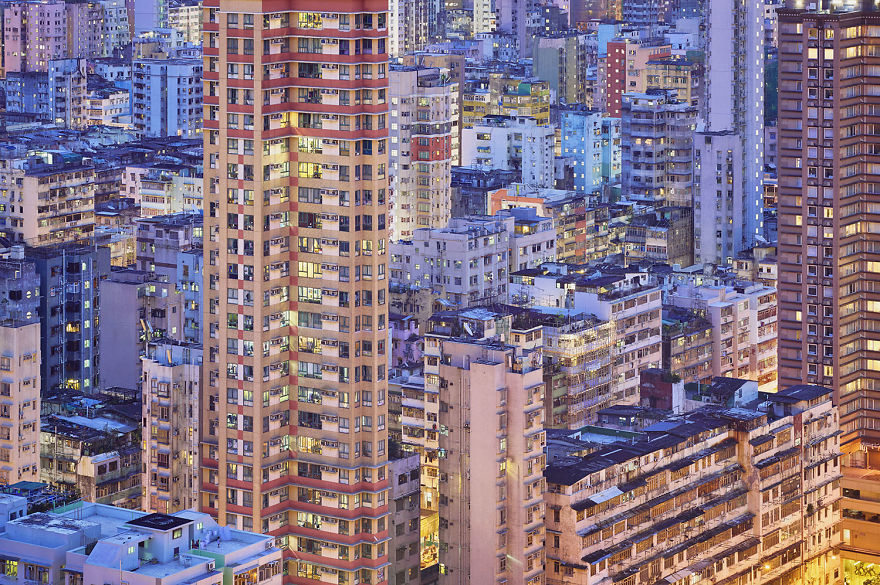 사진작가가 찍은 홍콩의 낮과 밤사이.jpg | 인스티즈