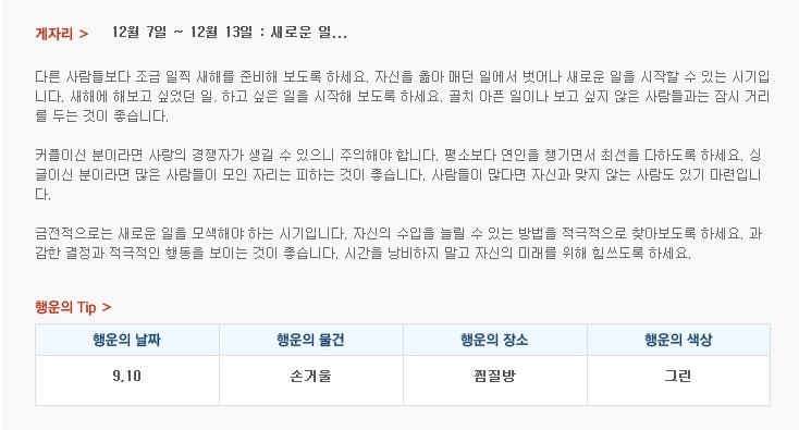 산수도인 별자리 운세 (12월 7일 ~ 12월 13일) | 인스티즈