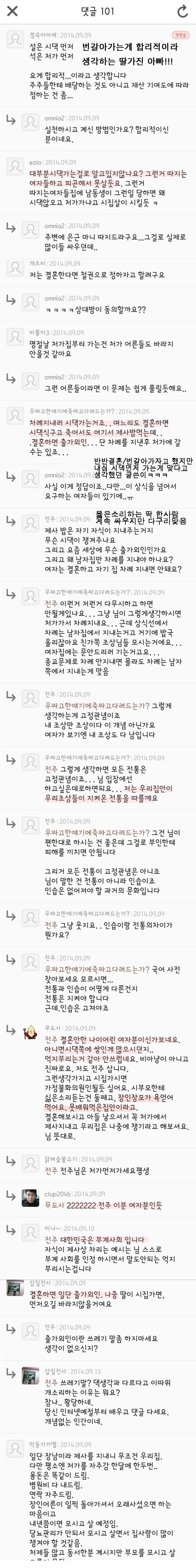 반반결혼했음 좋겠네요.. 하지만 차례는 남자쪽에서 지내는게 전통입니다 | 인스티즈