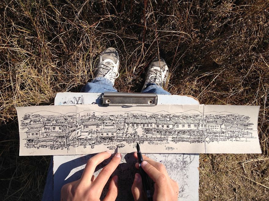 쓰레기에 그림그리는 소년 | 인스티즈