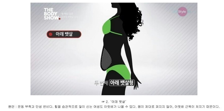 여자들의 뱃살 유형 | 인스티즈