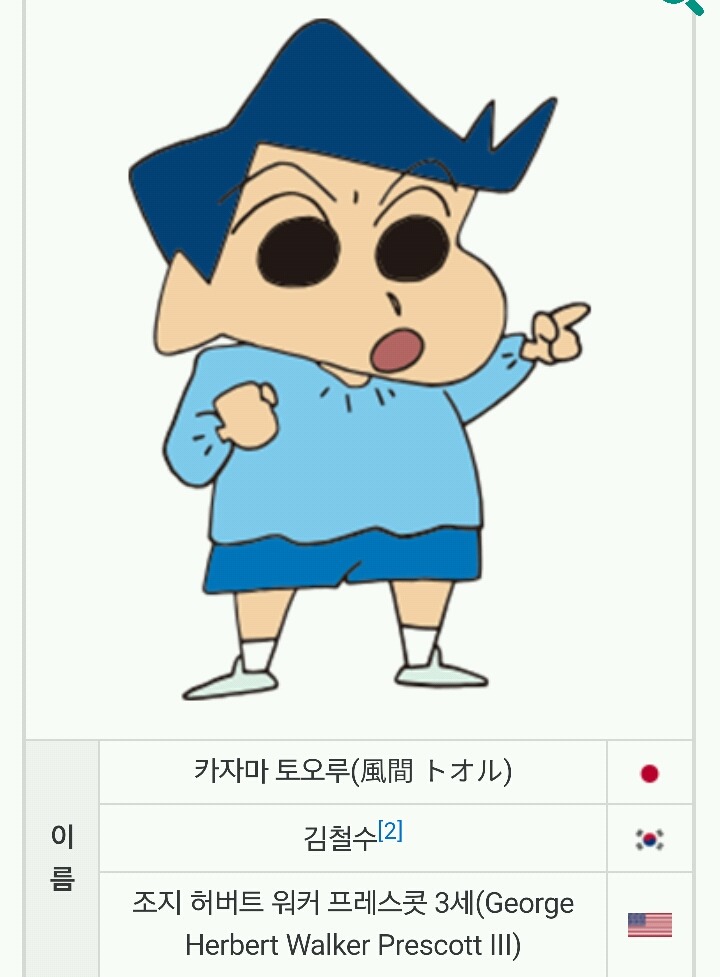 북미판 짱구는 못말려 이름 | 인스티즈