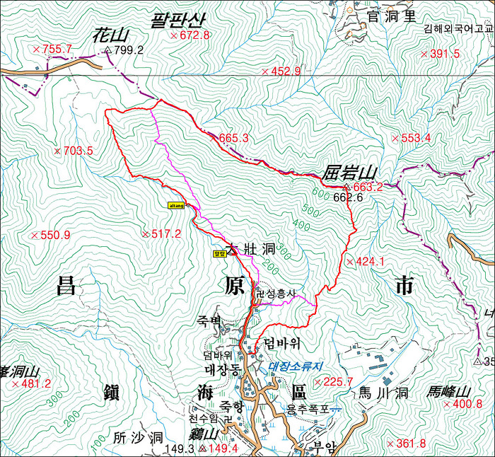 굴암산 이미지