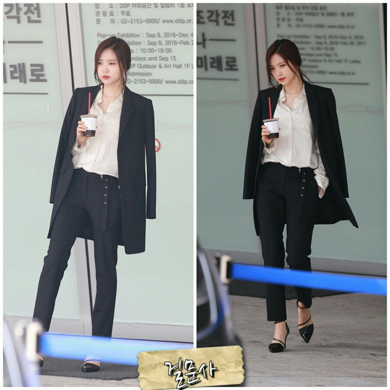 [에이핑크] 다시봐도 수트핏 정말 좋은 손나은.jpg.gif | 인스티즈