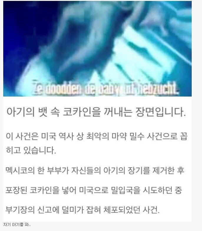 건너편 부부가 안고 있는 아기가 죽은 것 같아요 | 인스티즈