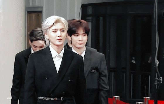 KBS 레드카펫 입구에 서있는 트리.gif | 인스티즈