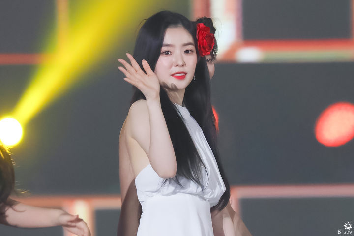 머리에 꽃을 단 아이린.jpgif | 인스티즈