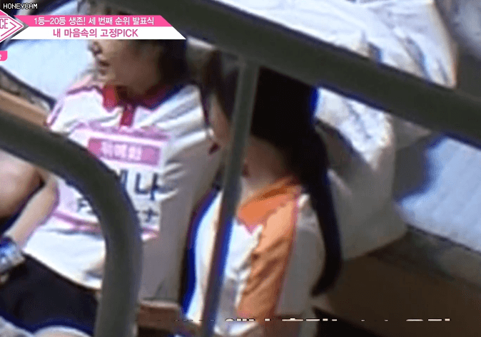 프듀48 11화 최예나 조유리 케미.gif | 인스티즈