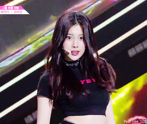 프듀48 청순래퍼 강혜원 개인직캠.gif | 인스티즈