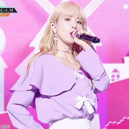 180921 뮤직뱅크 컴백무대 우주소녀 보나, 설아.gif | 인스티즈