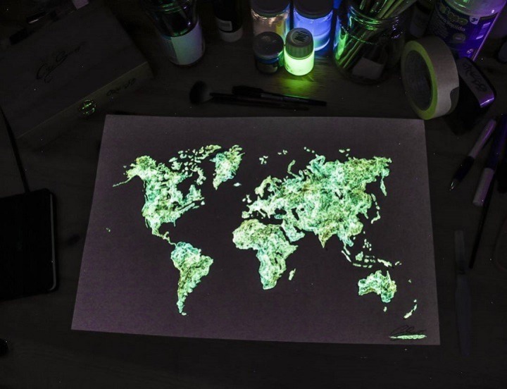 밤이 되면 밝아지는 풍경그림 ....jpg | 인스티즈