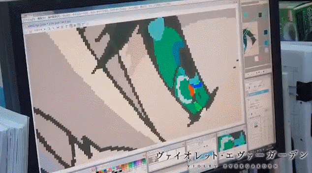 고퀄 애니메이션 만드는 과정.gif | 인스티즈