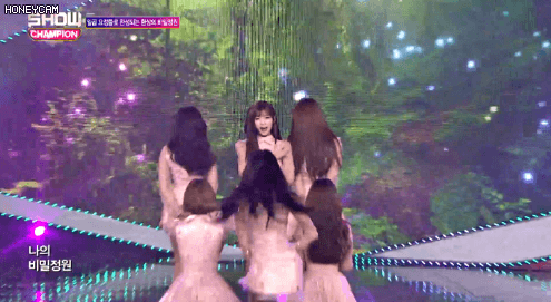 쇼챔피언 오마이걸 비밀정원 아린.gif | 인스티즈