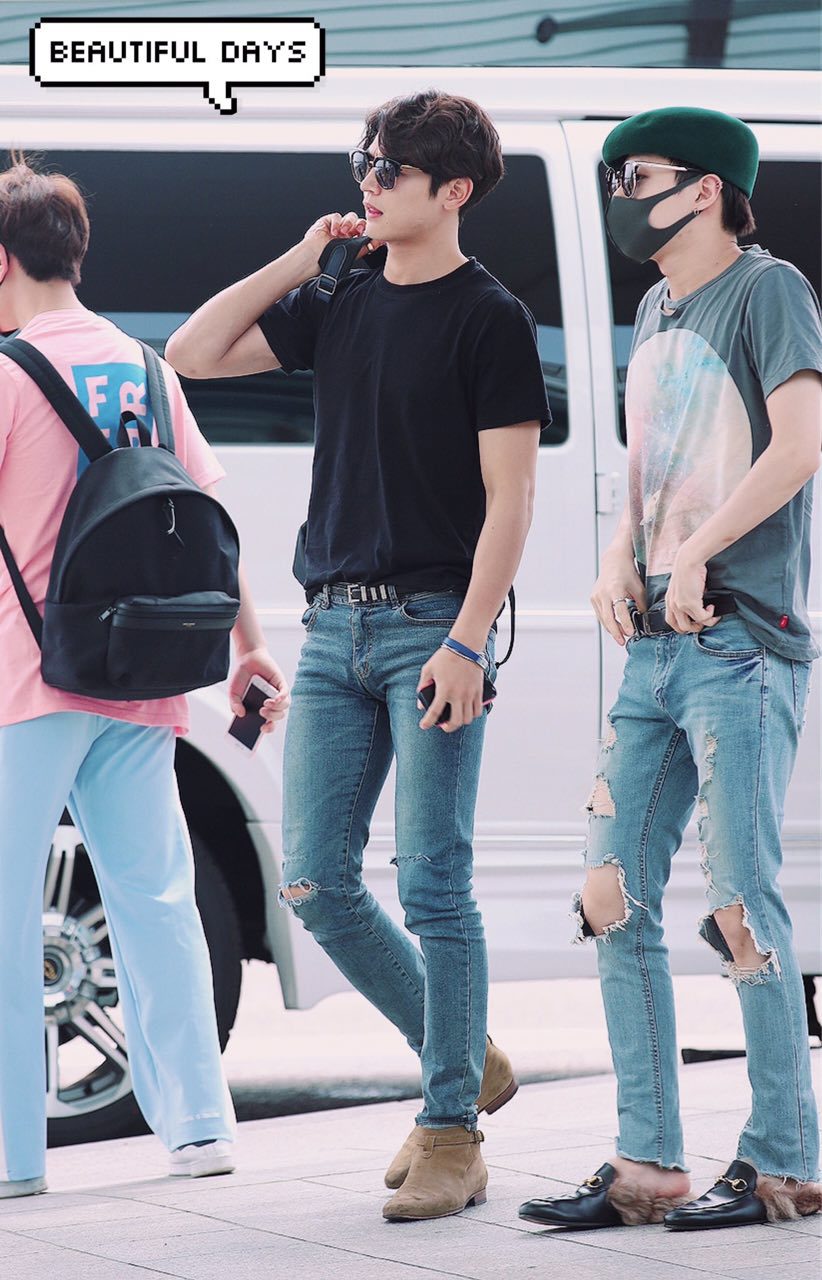 [샤이니] 화이트티셔츠를 입은 민호 | 인스티즈