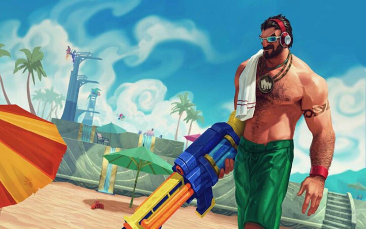 [LOL] 다음번에 나왔으면 하는 수영장 파티 스킨 챔피언은? | 인스티즈
