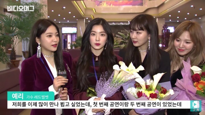 레드벨벳 평양 공연 후 인터뷰 전문 | 인스티즈