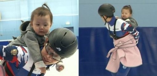 안현수선수 세계 최초 포대기 스케이팅 | 인스티즈