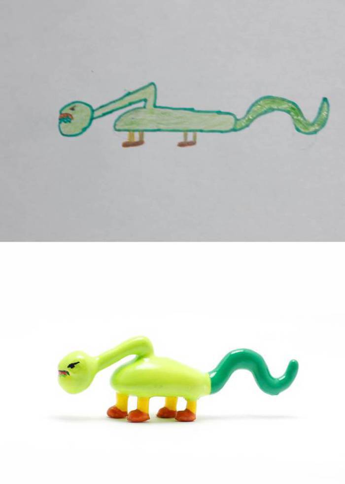 자녀의 그림을 3D 장난감으로 만들어 봄 | 인스티즈